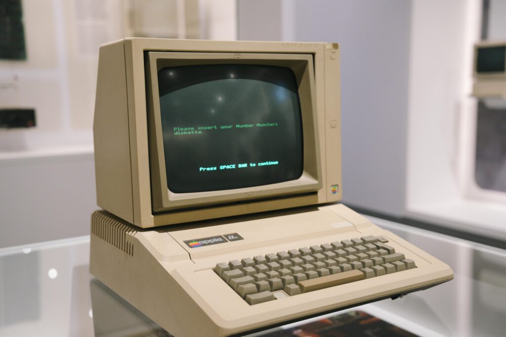 Komputer Apple II w Narodowym Muzeum Techniki